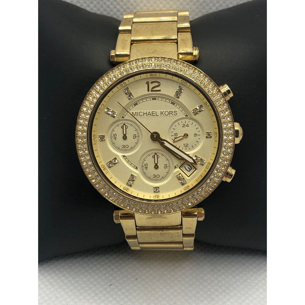 Michael Kors MK5354 Women Stainless Steel Analog Dial Quartz Genuine Watch LP110 - Picture 1 of 9